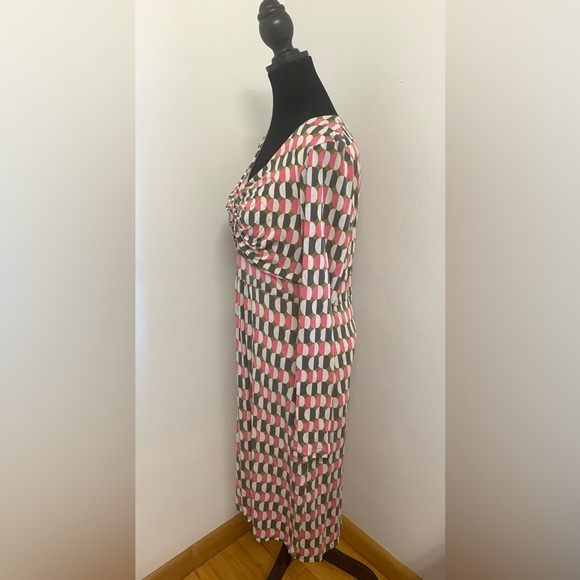 Boden Geometric Print Dress - Picture 2 of 7